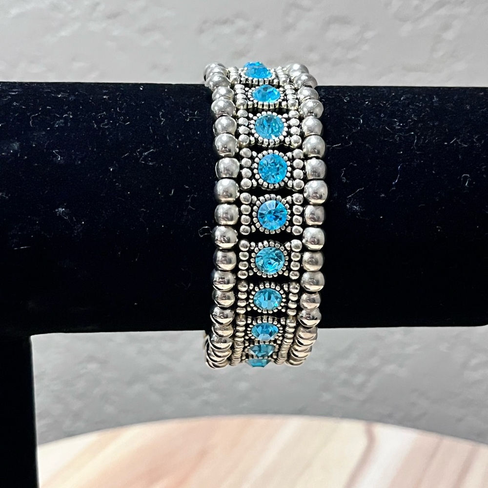 Beautiful Bohemian Style Rhinestone Jewelry Stretch Bracelet